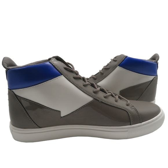 Guess BARI Colorblock Logo High-Top Sneakers - Picture 4 of 7